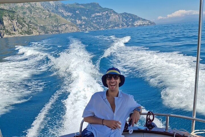 Amalfi Coast Private Boat Tour from Sorrento, Positano & Capri