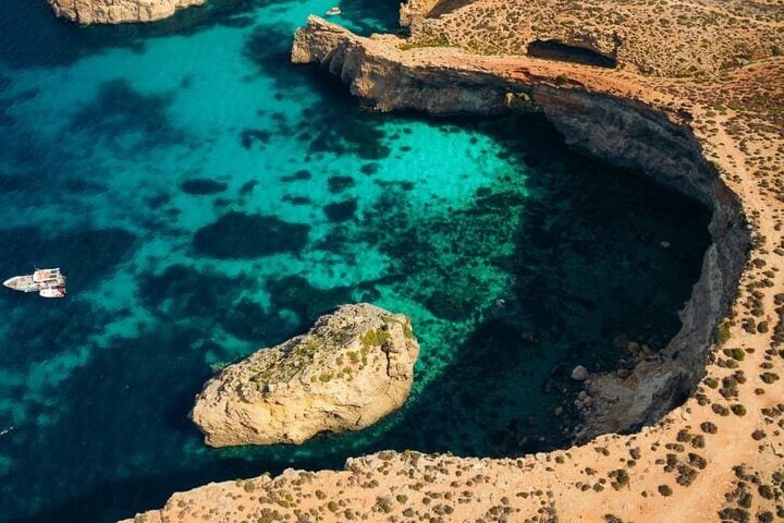Malta Private Boat Trip to Comino, Blue & Crystal Lagoon, & Gozo