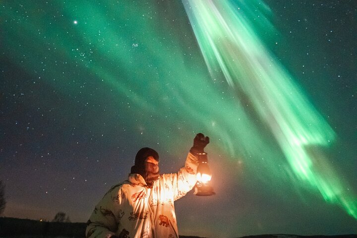Levi: Northern Lights Pro Guaranteed Tour with Photos (PRIVATE)