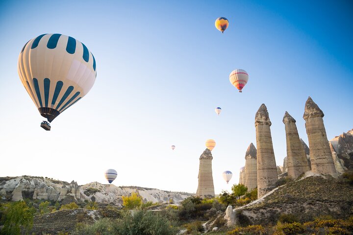 Hot Air Balloon Ride at Sunrise in Goreme, Cappadocia