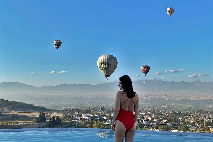 Full-Day Marmaris Pamukkale Tour With Hot Air Balloon Ride