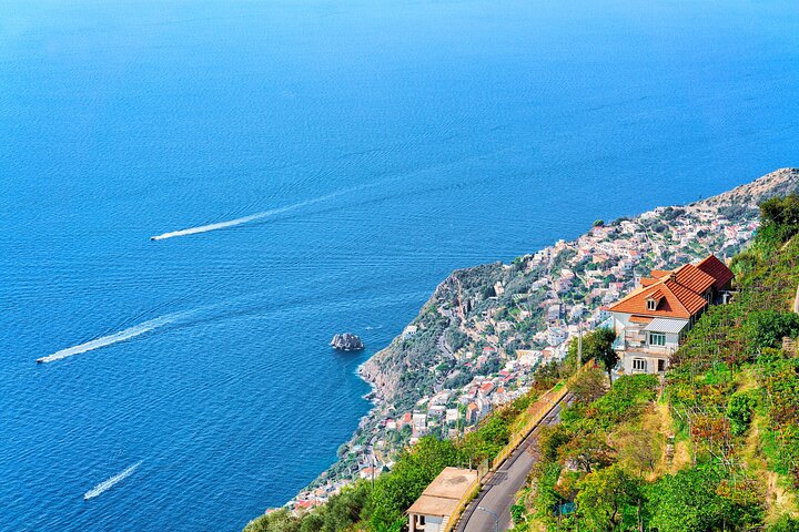 Small Group Amalfi Coast Boat Day Tour from Amalfi
