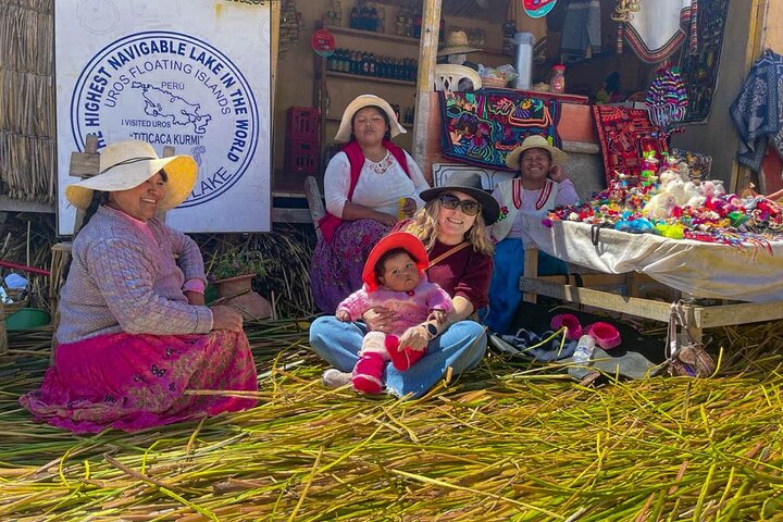Half day by boat to the Uros Floating Islands from Puno