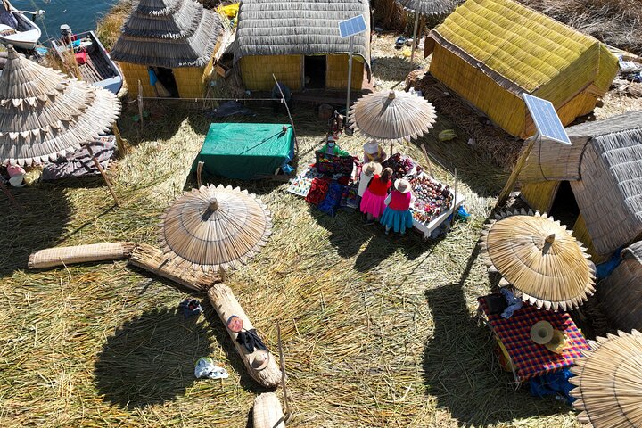Half day by boat to the Uros Floating Islands from Puno