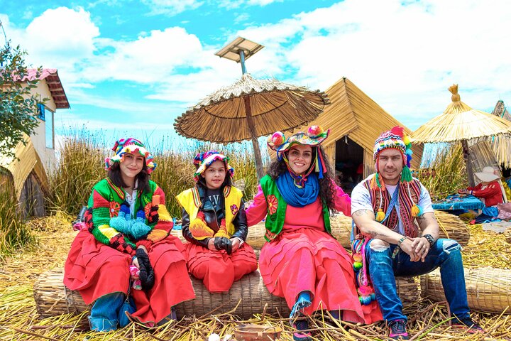 Half day by boat to the Uros Floating Islands from Puno