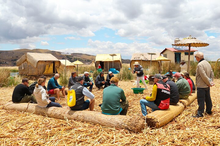 Half day by boat to the Uros Floating Islands from Puno