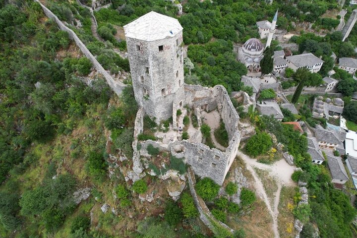 From Mostar: Kravice waterfalls, Blagaj, Fortica & Počitelj