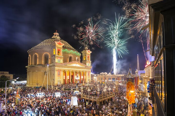 Traditional Village Feast and Fireworks Roundtrip Transportation