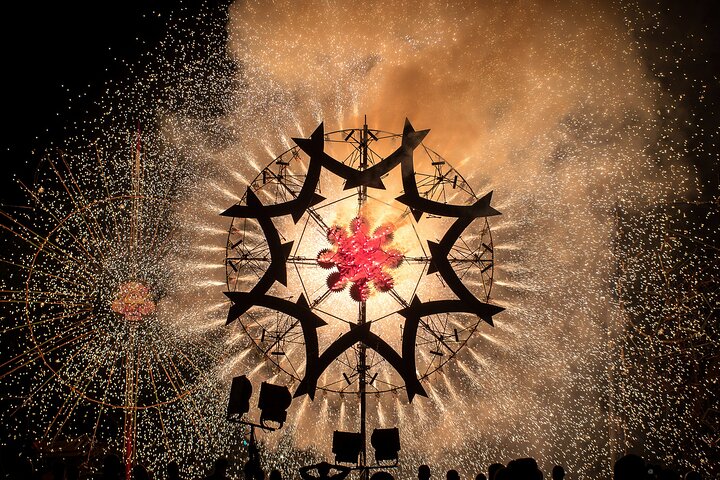 Traditional Village Feast and Fireworks Roundtrip Transportation