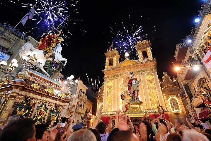 Traditional Village Feast and Fireworks Roundtrip Transportation