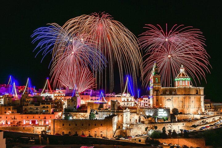 Traditional Village Feast and Fireworks Roundtrip Transportation