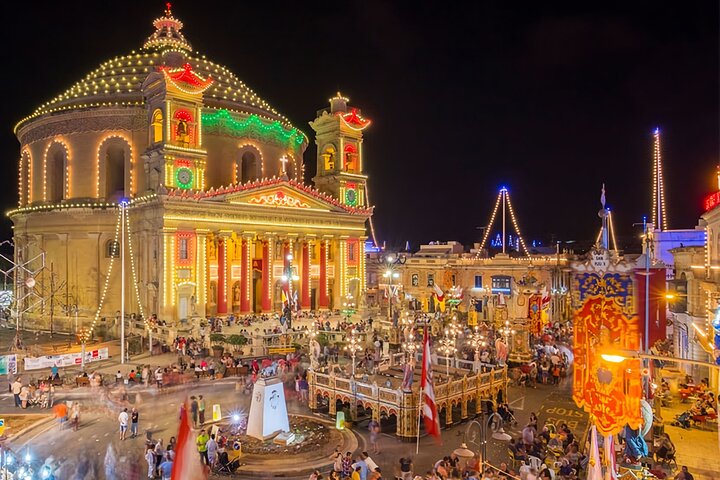 Traditional Village Feast and Fireworks Roundtrip Transportation