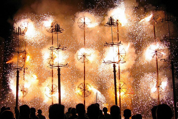 Traditional Village Feast and Fireworks Roundtrip Transportation