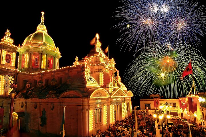 Traditional Village Feast and Fireworks Roundtrip Transportation