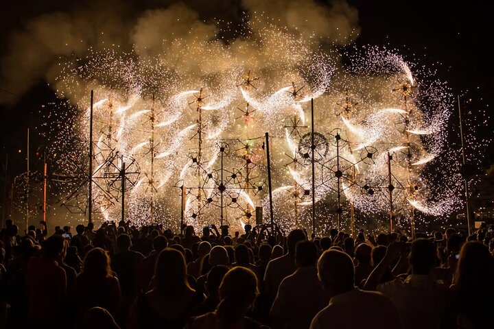 Traditional Village Feast and Fireworks Roundtrip Transportation