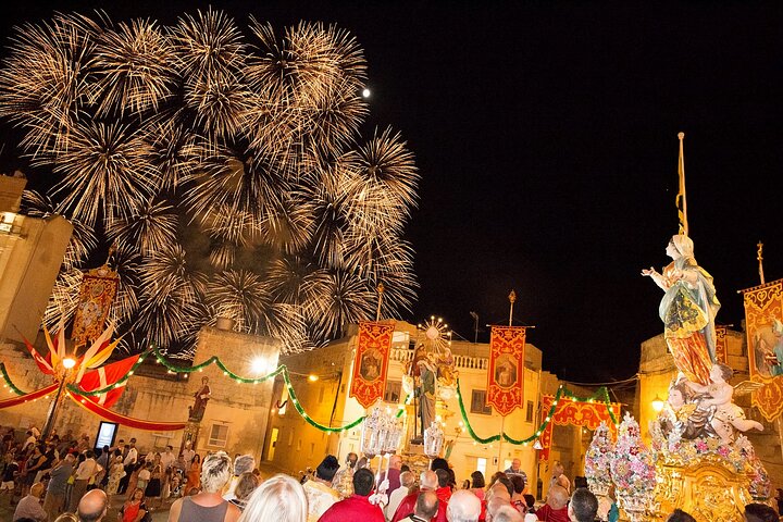 Traditional Village Feast and Fireworks Roundtrip Transportation