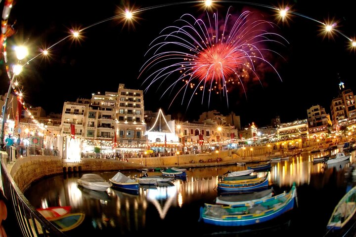 Traditional Village Feast and Fireworks Roundtrip Transportation