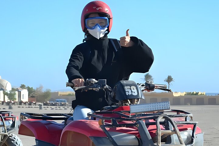 Hurghada VIP Desert Safari – ATV, Buggy,Camel-Bedouin BBQ &Sunset