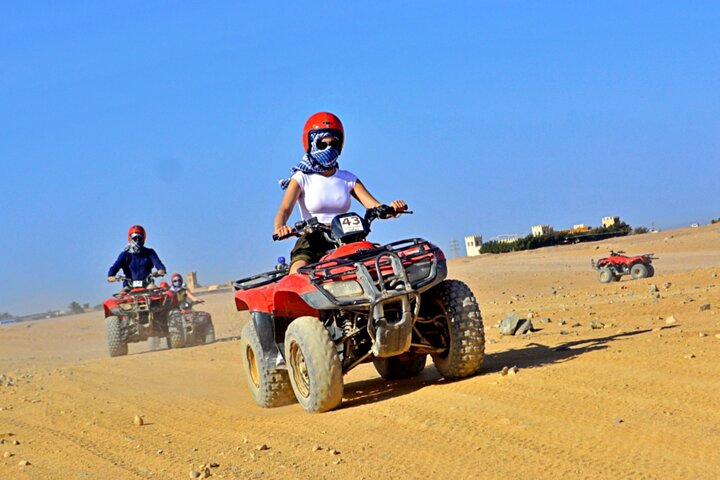 Hurghada VIP Desert Safari – ATV, Buggy,Camel-Bedouin BBQ &Sunset