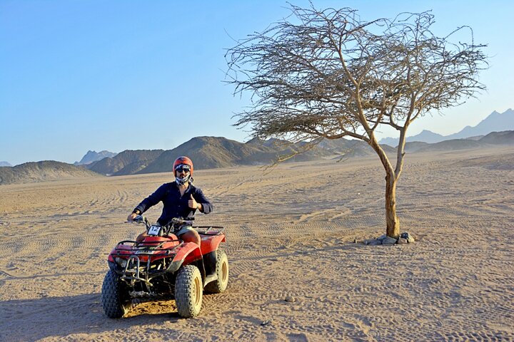 Hurghada VIP Desert Safari – ATV, Buggy,Camel-Bedouin BBQ &Sunset
