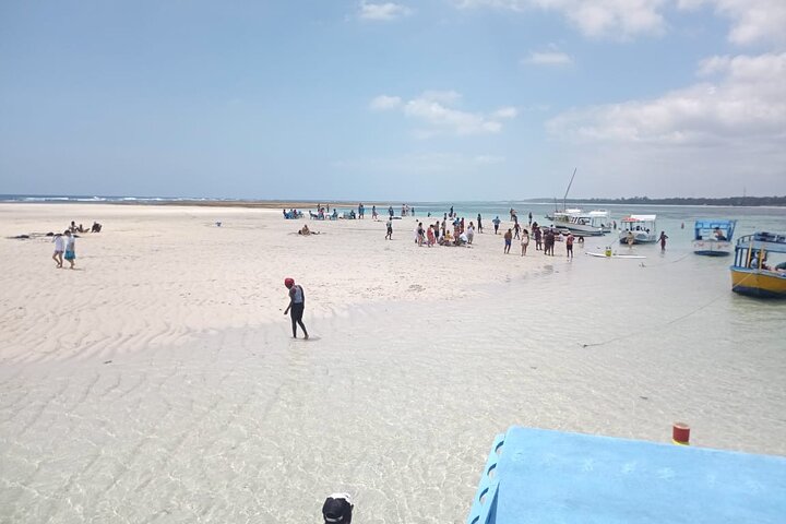 Diani Beach Glass Bottom Boat Ride with Underwater Show