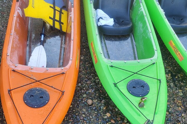 Private Sea Glass Island Kayak Morning + Transfer