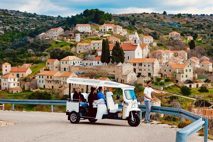 Hvar Lavender Fields,Stone Villages & Scenic Views by eTuk Tuk