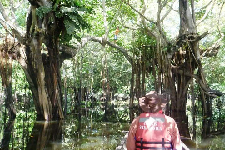 Canoeing in The Amazon Rainforest