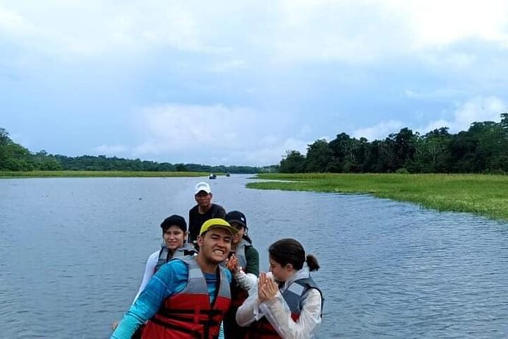 Canoeing in The Amazon Rainforest