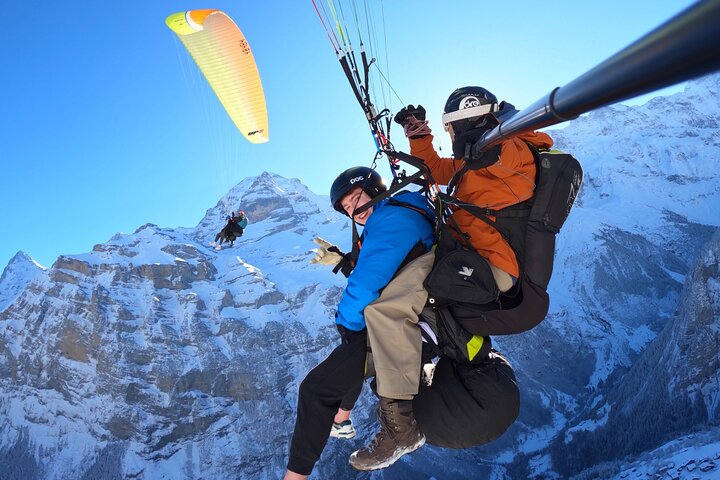 Mürren Lauterbrunnen: Paragliding Panorama Tandem Flights