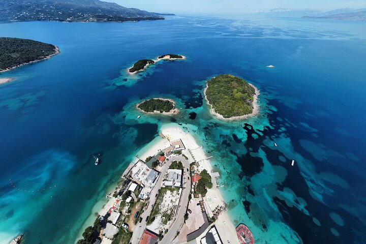 Speedboat Tour Swimming in the Five Island of Ksamil