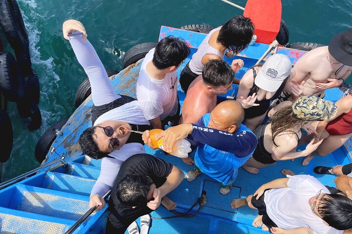 Coral Reef Snorkeling and Floating Bar Party from Nha Trang