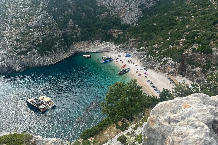 Secret Blue Gem Cave & Grama Bay Boat Tours Vlore