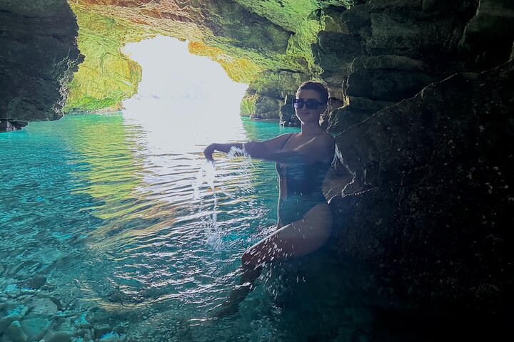 Secret Blue Gem Cave & Grama Bay Boat Tours Vlore