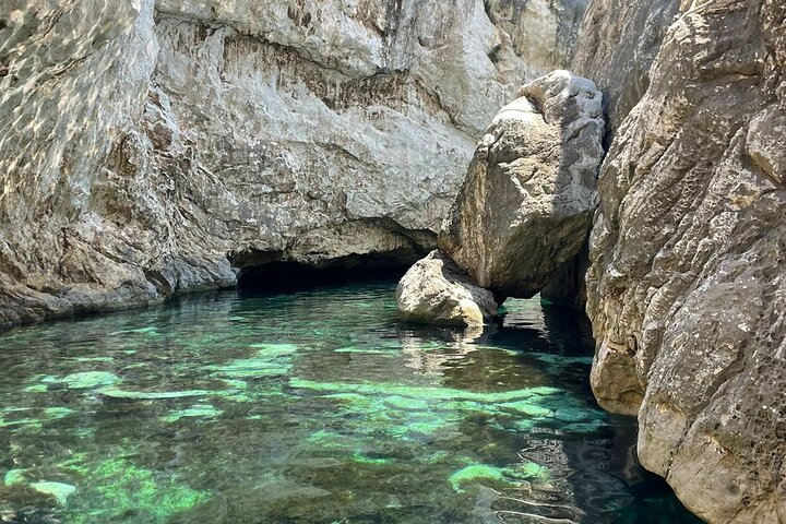 Secret Blue Gem Cave & Grama Bay Boat Tours Vlore