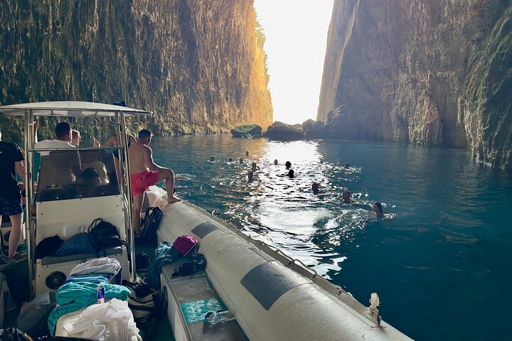 Speed Boat Trip to Sazan Island, Haxhi Ali Cave and Karaburun