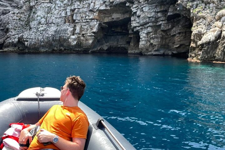 Speed Boat Trip to Sazan Island, Haxhi Ali Cave and Karaburun