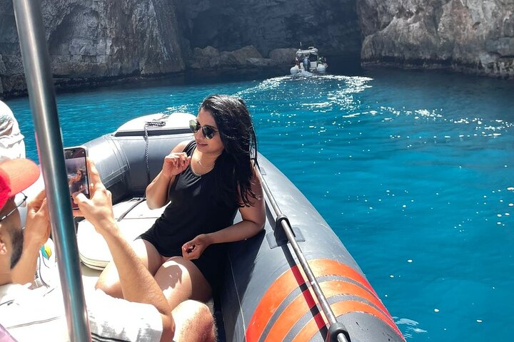 Speed Boat Trip to Sazan Island, Haxhi Ali Cave and Karaburun