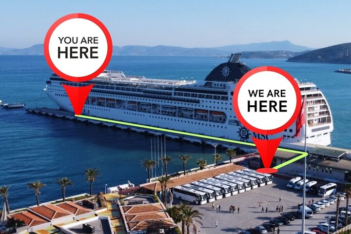 FOR CRUISERS: Ephesus & Virgin Mary Tour with ENTRY TICKET+LUNCH