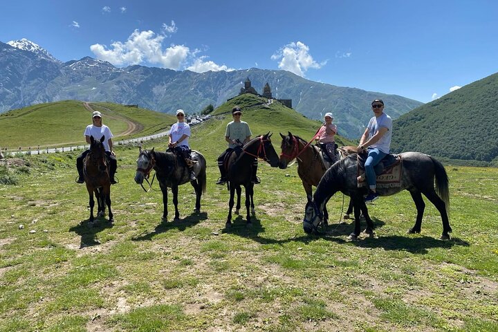 Kazbegi Horseback Ride to Gergeti Trinity Church (Iconic Views)