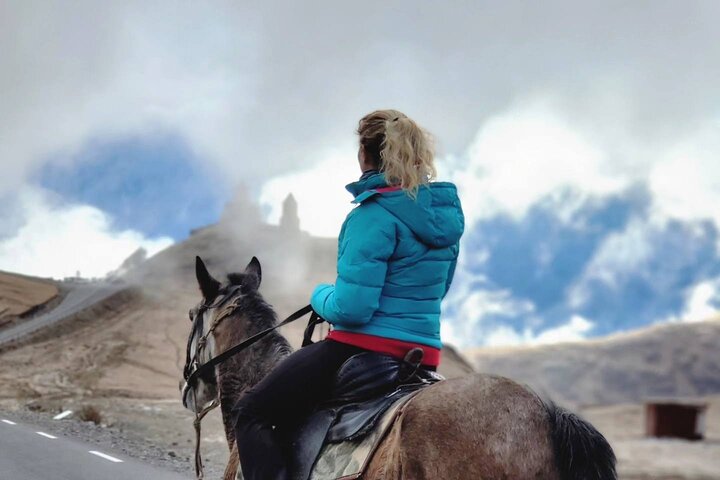 Kazbegi Horseback Ride to Gergeti Trinity Church (Iconic Views)