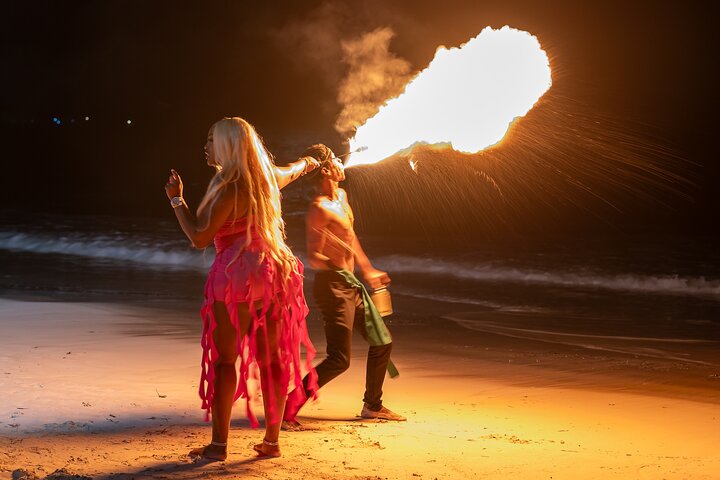 Birthday Fire Show experience in Montego Bay