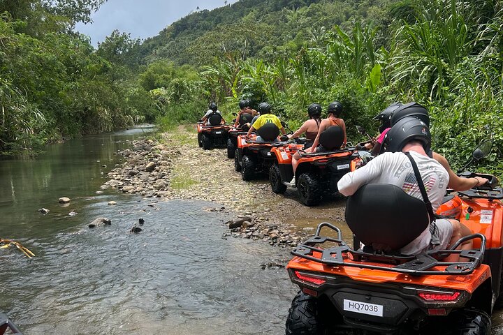 St Lucia ATV Tour : Waterfall, Plantation, Beach and Distillery