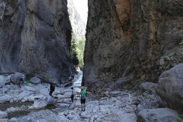 Crete : Samaria Easy way Gorge from Sfakia with Private Transfer