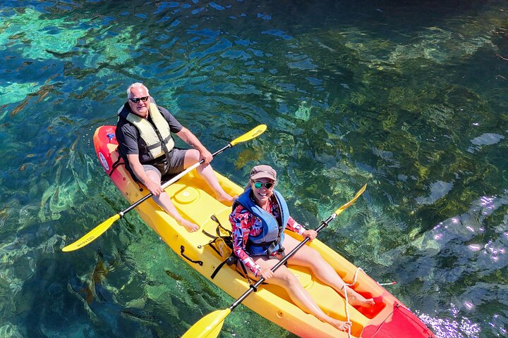 From Lagos: Kayak Tour of Ponta da Piedade Caves by Boat