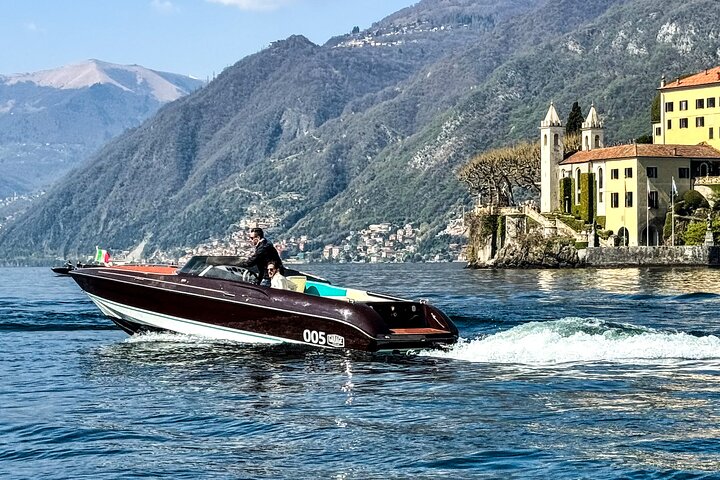 1H - 4H Private Boat Tour on Lake Como 6 pax