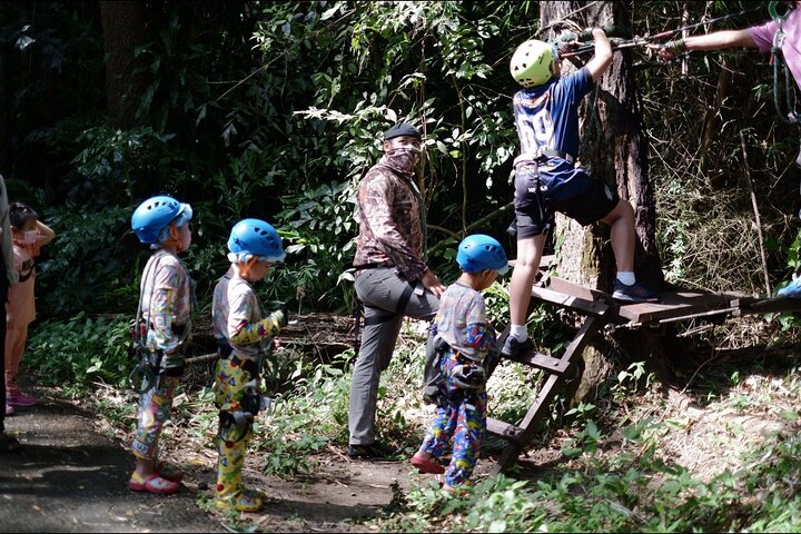 Fun Tree Top Zipline Adventure and Challenge in Kanchanaburi