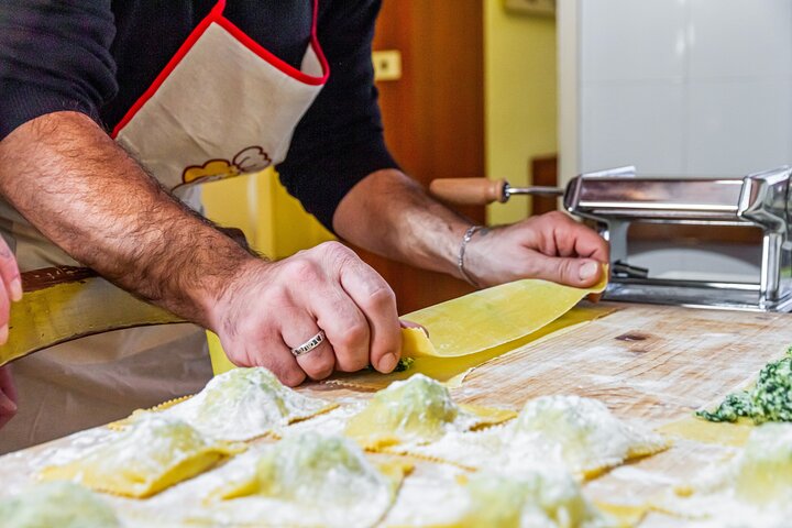 Authentic Tortelli Maremmani Class in a local home in Orbetello