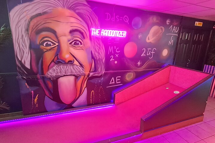 Indoor Illuminated 9 Hole Golf in Matlock Bath Peak District