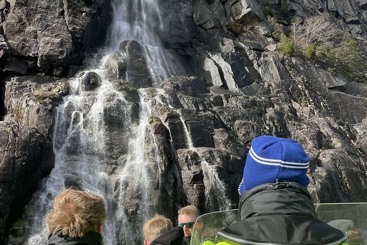 Fjord Tour with hidden cave, Preikestolen, Waterfalls and Goats